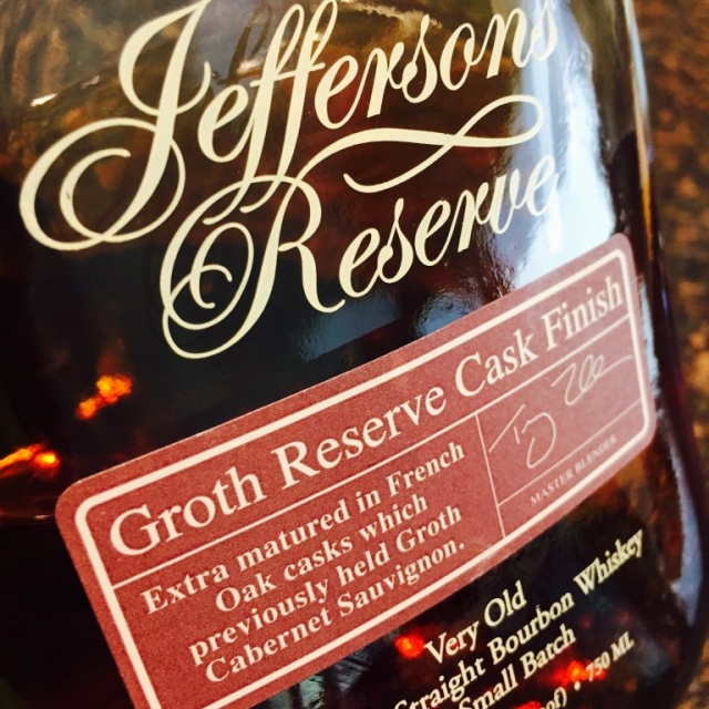Jefferson's Reserve Groth Cask